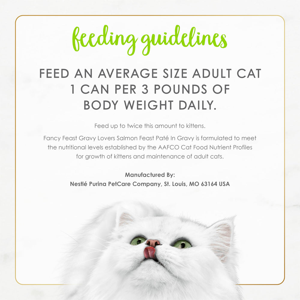 Fancy Feast 3-oz can format ideal for daily feeding portions.