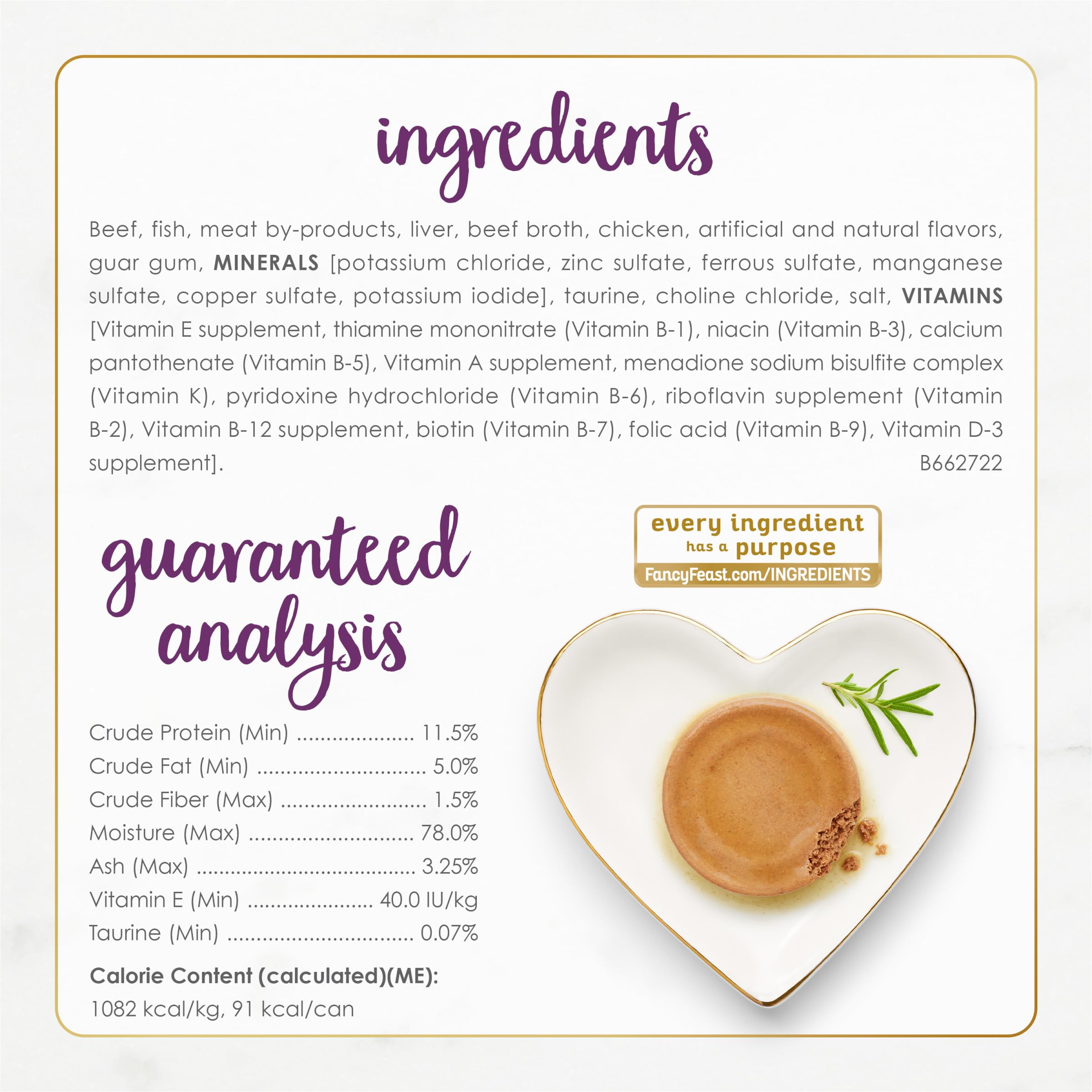 Fancy Feast Pull-tab can closeup, easy serving for busy caregivers.