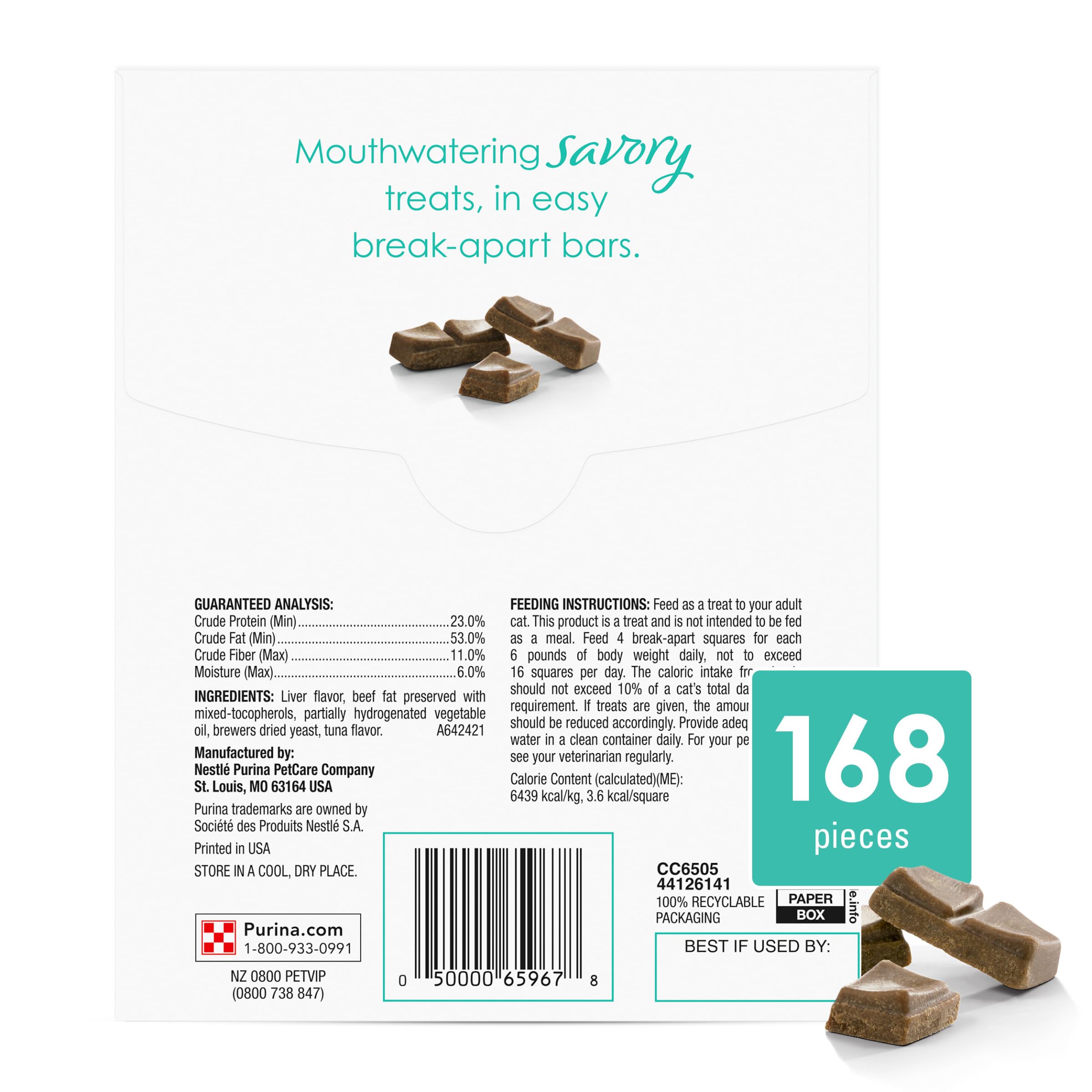 Fancy Feast Savory Cravings gourmet-snack-packaging keeps treats fresh between uses.