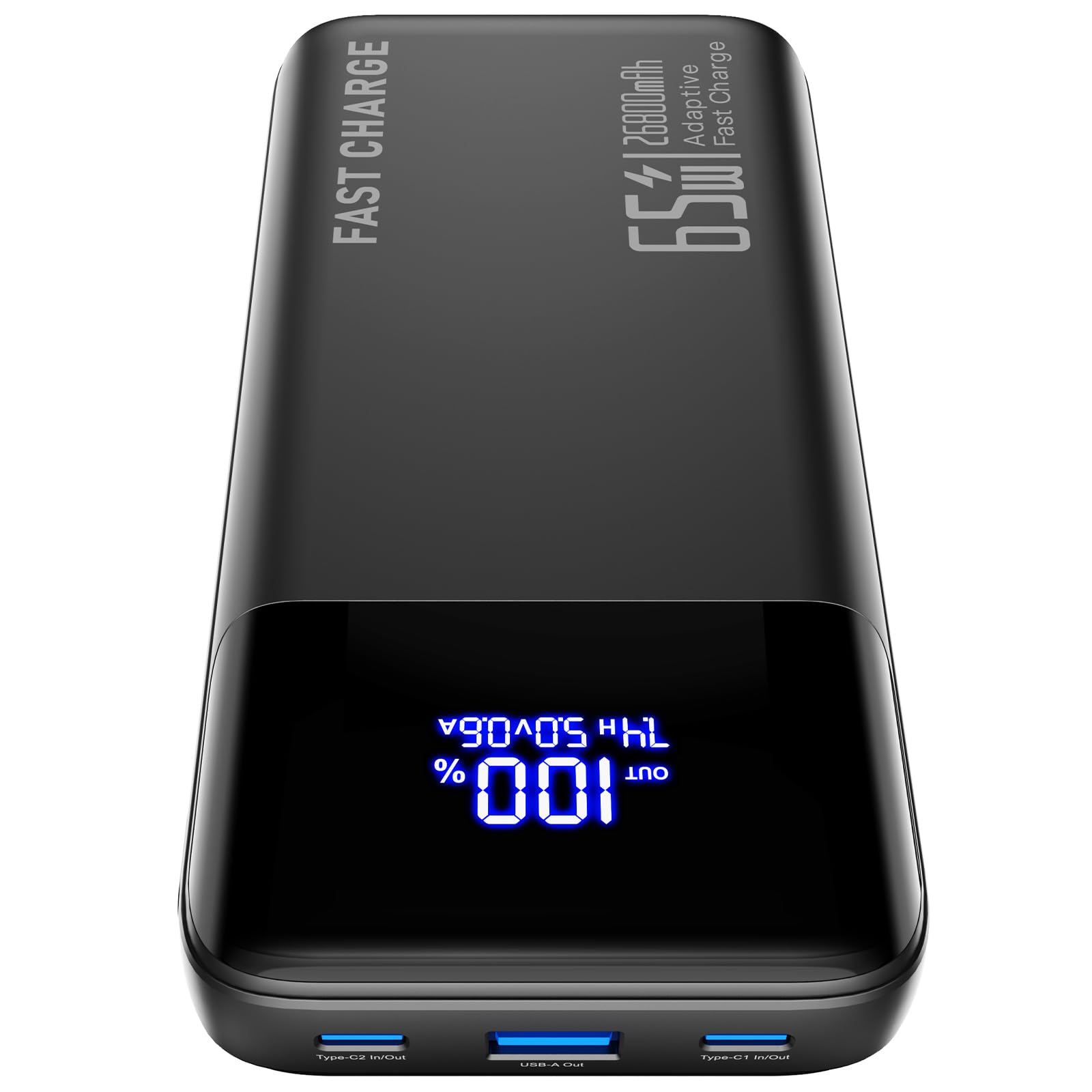FancyBean 26800mAh laptop power bank front view for on-the-go charging