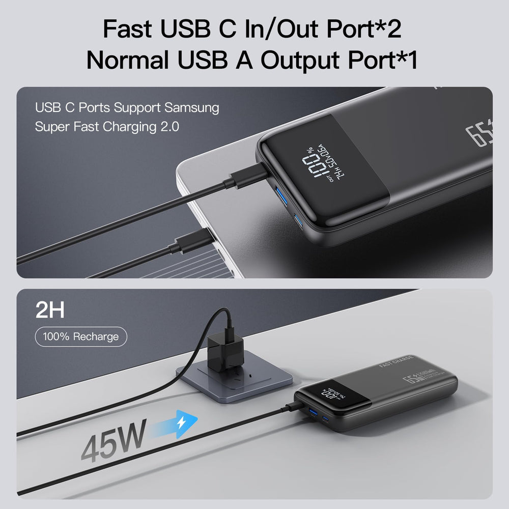FancyBean dual-mode charging switch for high-power laptop mode or low-power devices