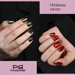 Fandamei cat eye nails collection with light‑responsive shimmer