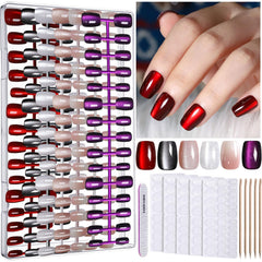 Fandamei Cat Eye Nails kit box with 6 colors for at-home salon-quality manicure.