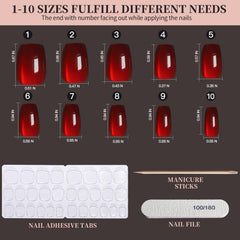 Fandamei ombre glossy cat eye nails capture natural color transition.