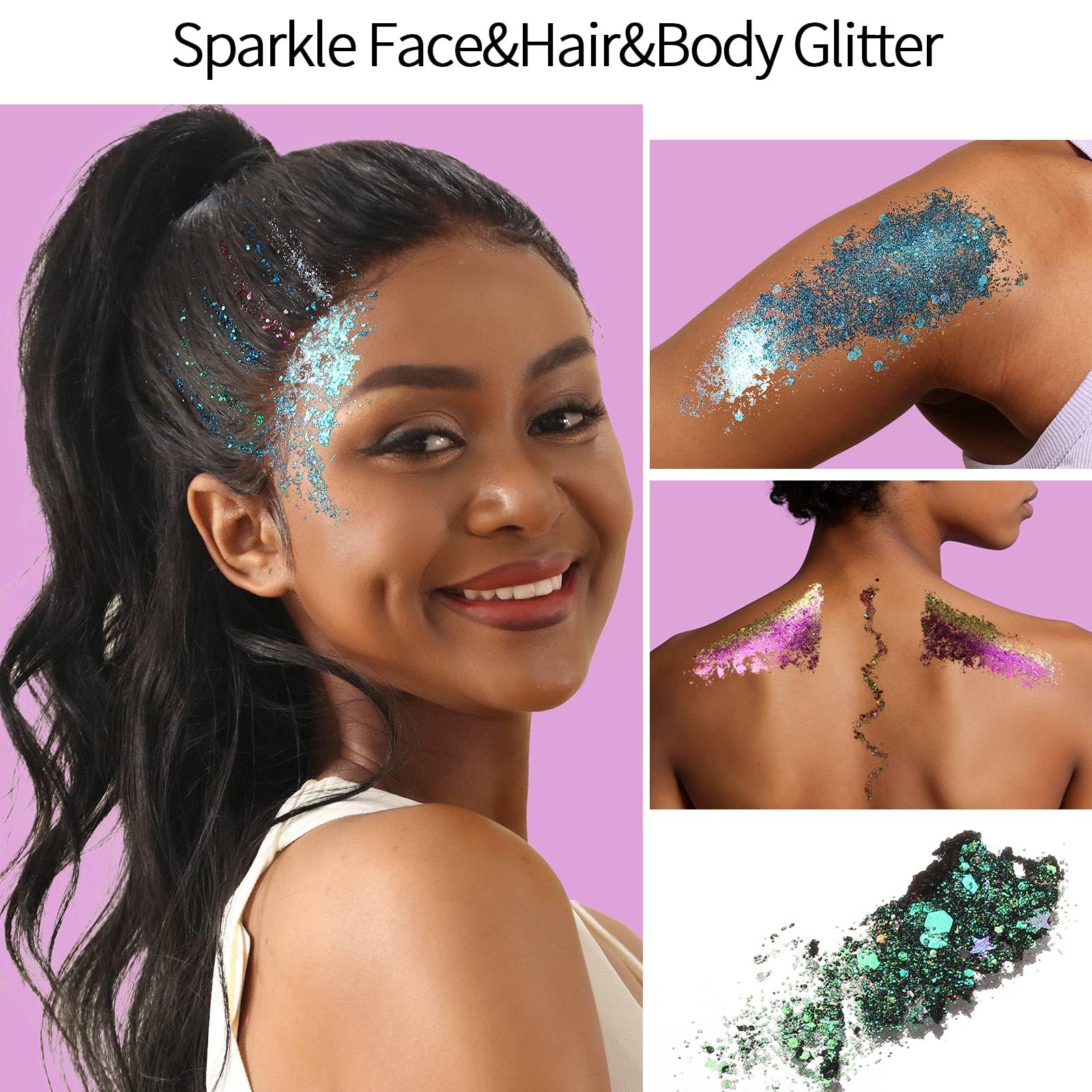 FANDAMEI festival-ready glitter for parties and photo shoots