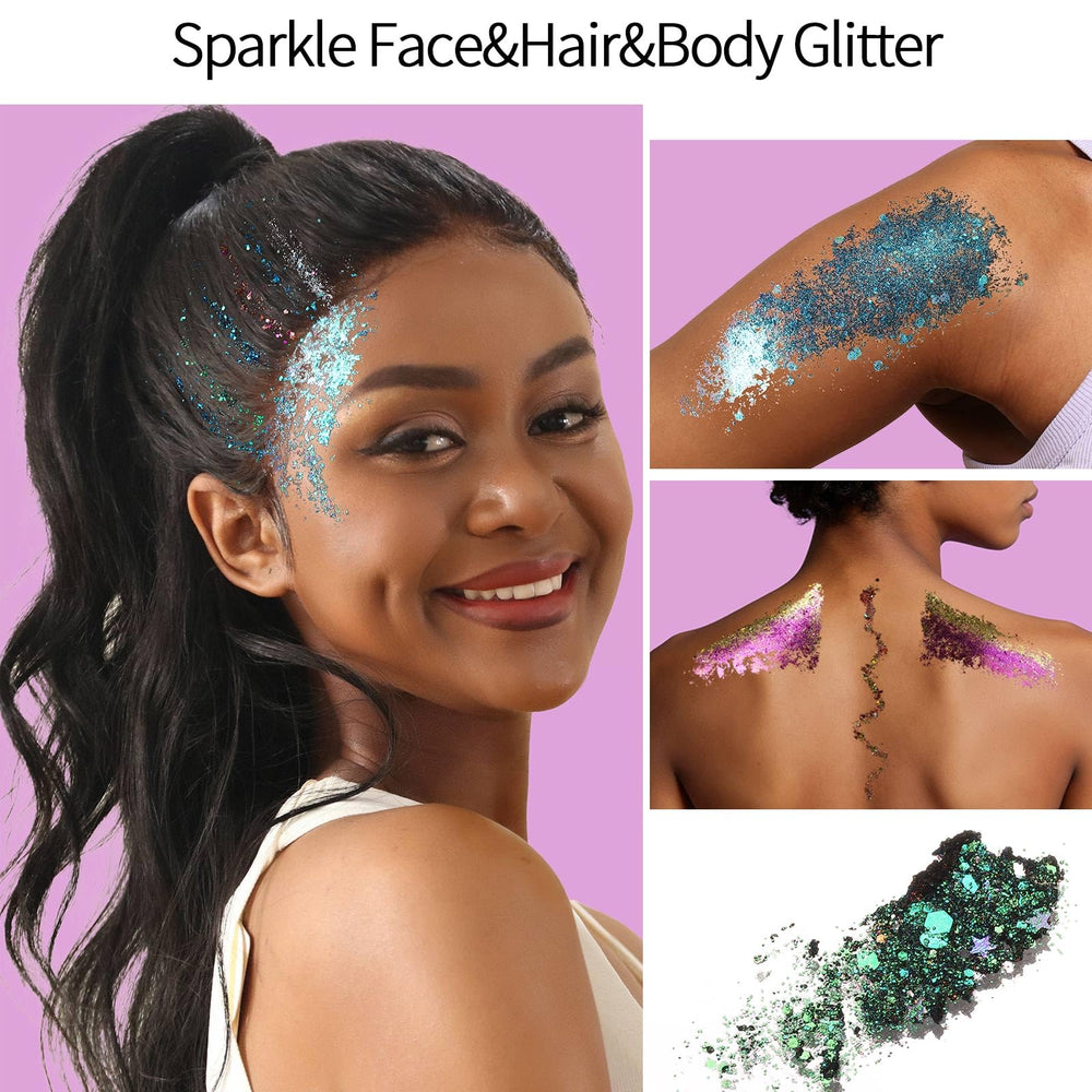 FANDAMEI festival-ready glitter for parties and photo shoots