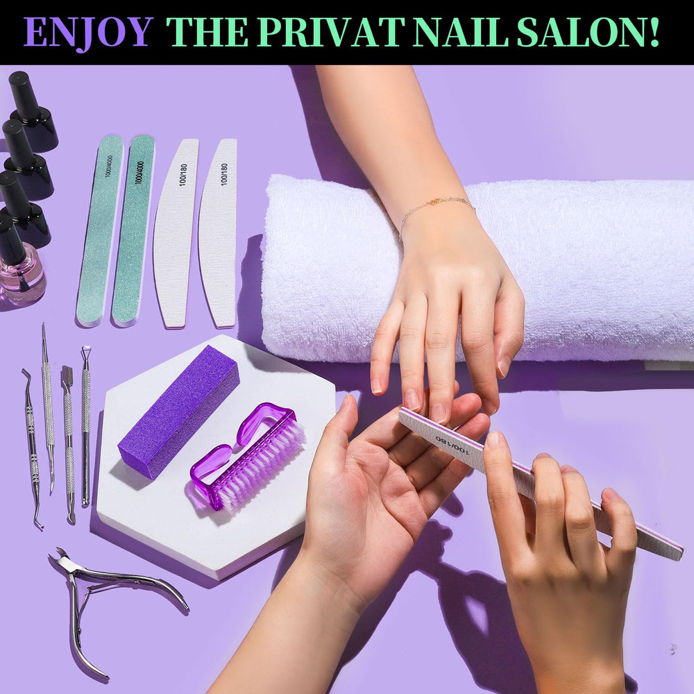 FANDAMEI nail brush and tools for home spa care