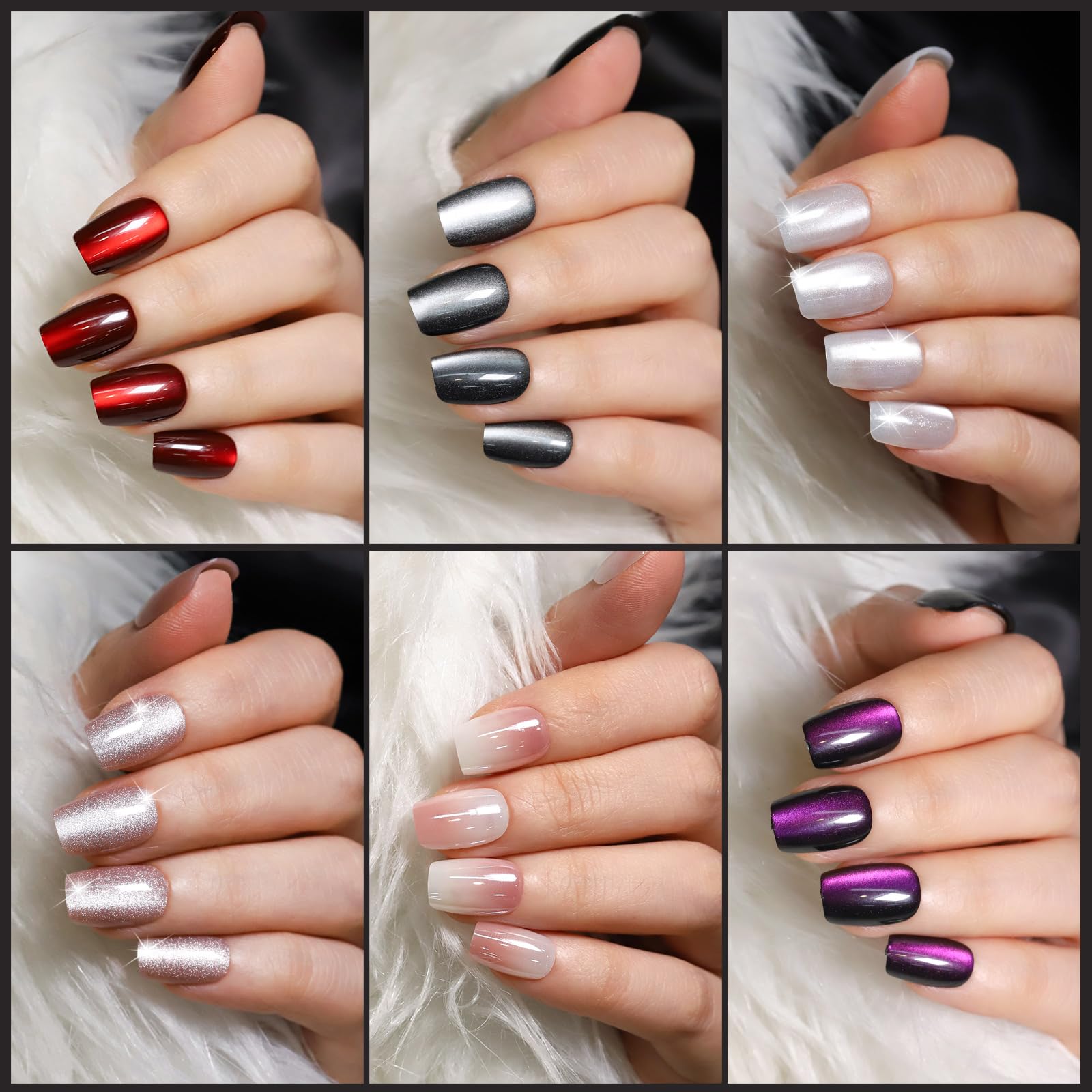 Fandamei nails worn demo demonstrates natural fit and quick styling.