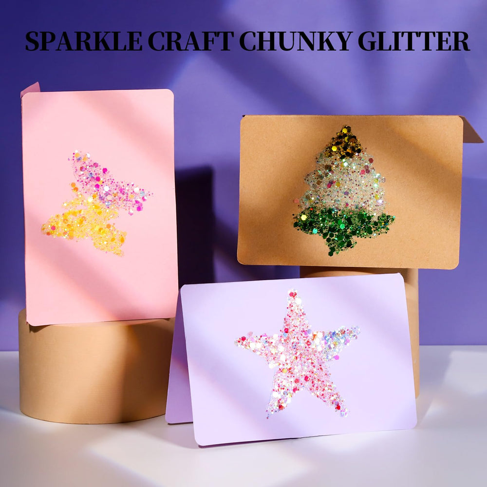 Fandamei glitter used in resin and nail designs for striking effects