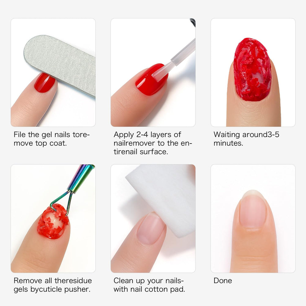 Fanisn gel nail polish remover used at home for convenience