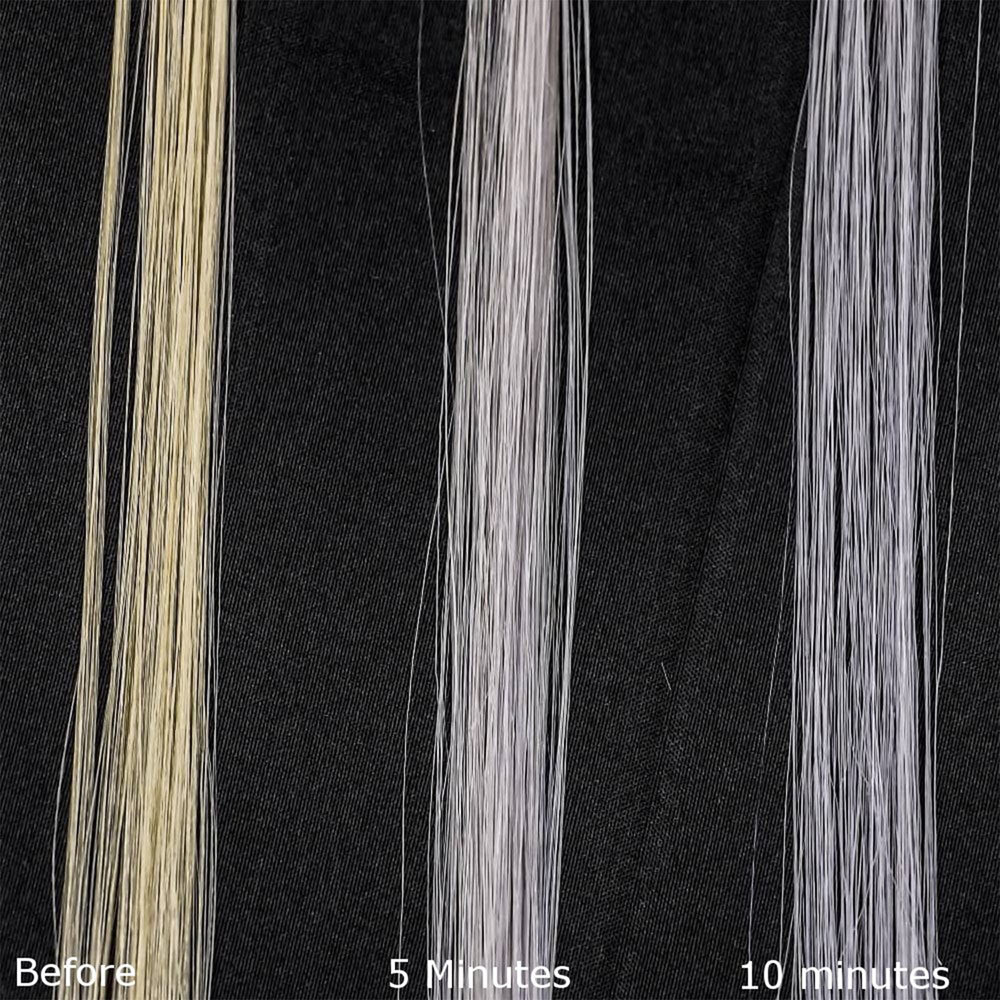 Fanola No Yellow gray hair toning helps reduce yellow cast in silver shades.