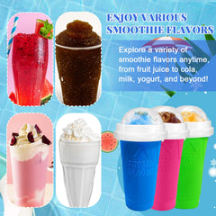 Fans-One Slushie Cup 2-in-1-spoon doubles as spoon and straw.