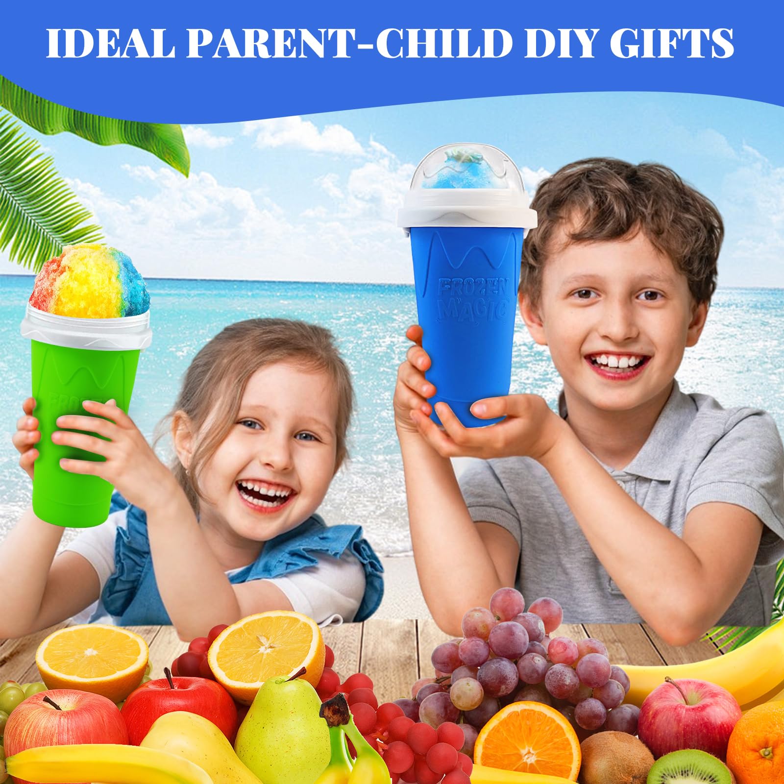 Fans-One Slushie Cup two-pack ideal for family snacks and gatherings.