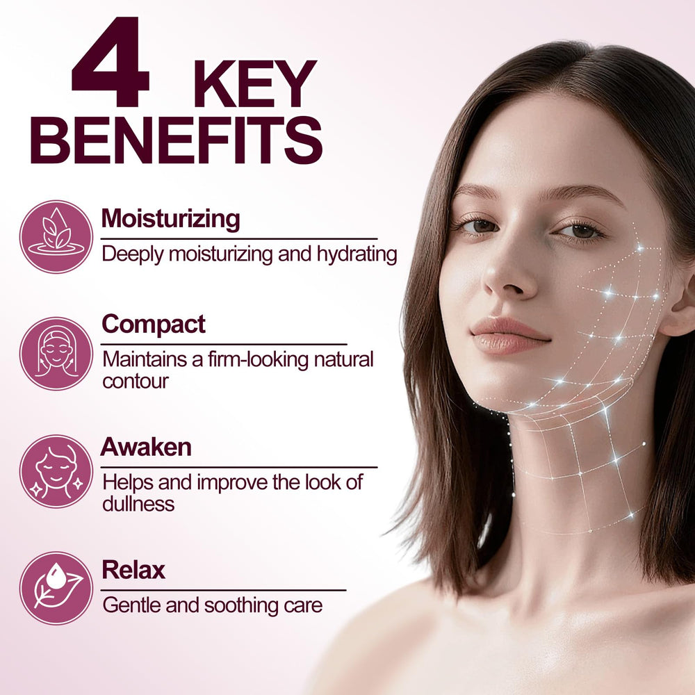 FANSHI Calcium Multi Balm Stick applied on the neck for care and subtle glow.