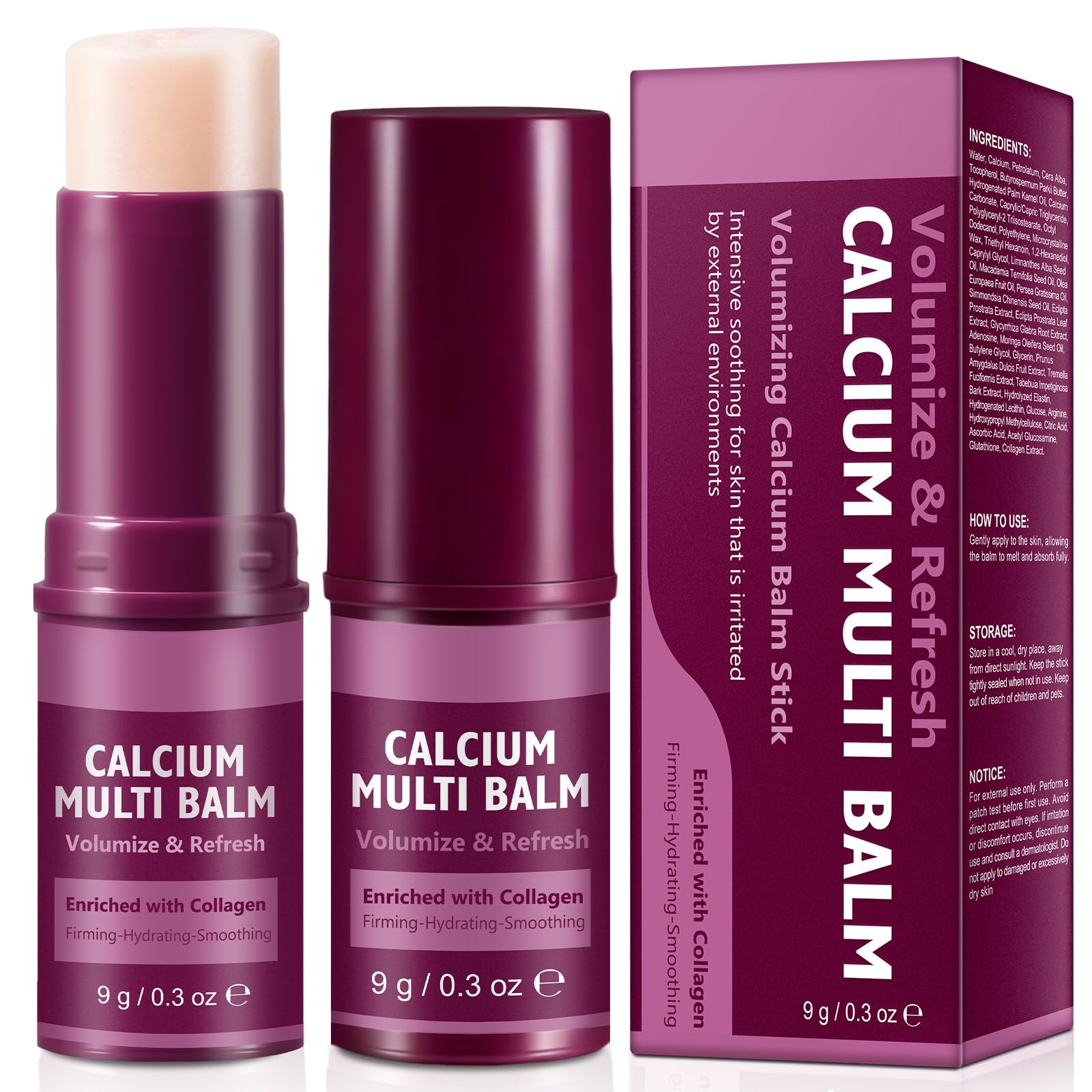 FANSHI Calcium Multi Balm Stick packaging shown for travel-ready skincare.