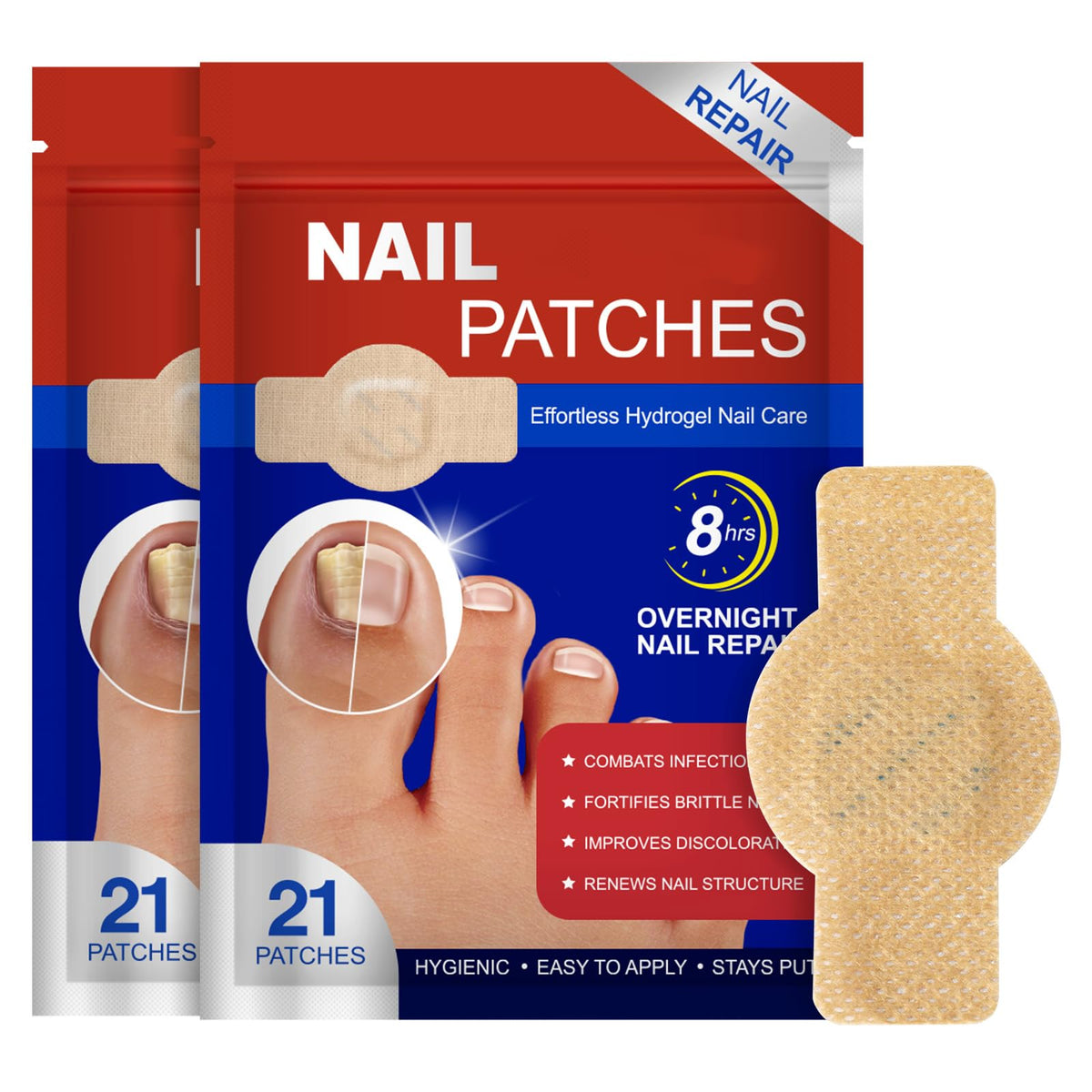 FANSHI fungal nail patches 42-piece kit for comprehensive nail care.