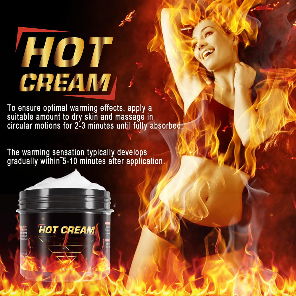 Fanshi Hot Sweat Cream quickly absorbs for a non-greasy, hydrated feel.