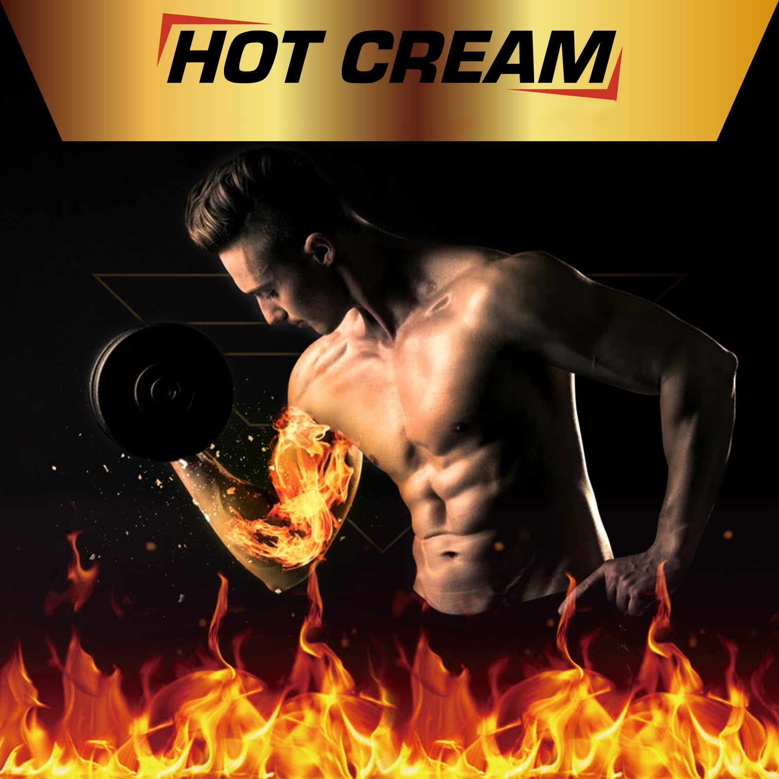 Fanshi Hot Sweat Cream packaging showing a water-resistant, active-use-friendly formula.