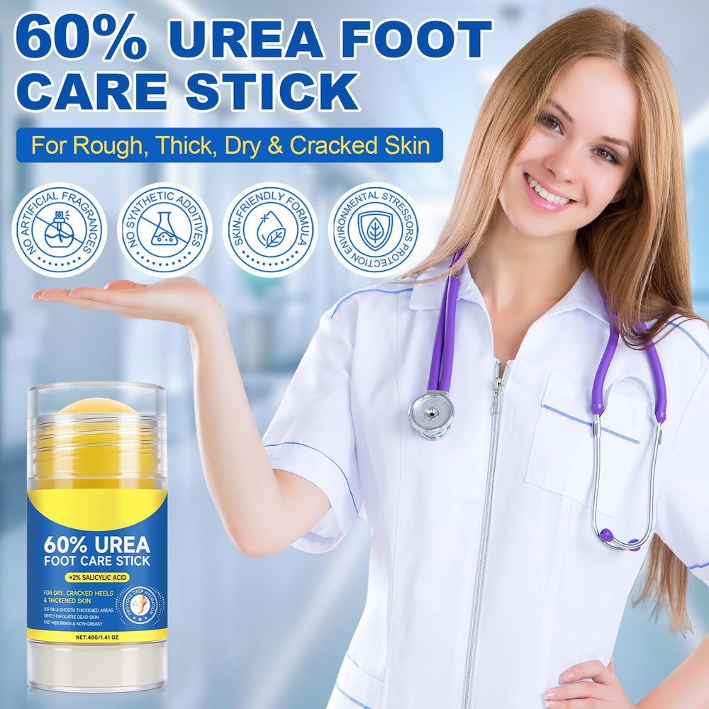 Softened skin after application with FANSHI Urea Stick improves daily comfort