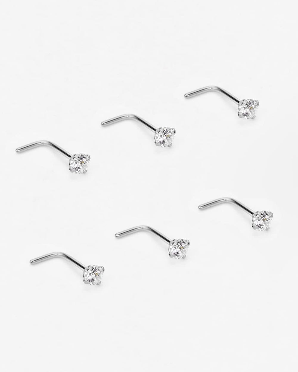 Pack of Fansing nose studs for mix-and-match styling (5pcs).