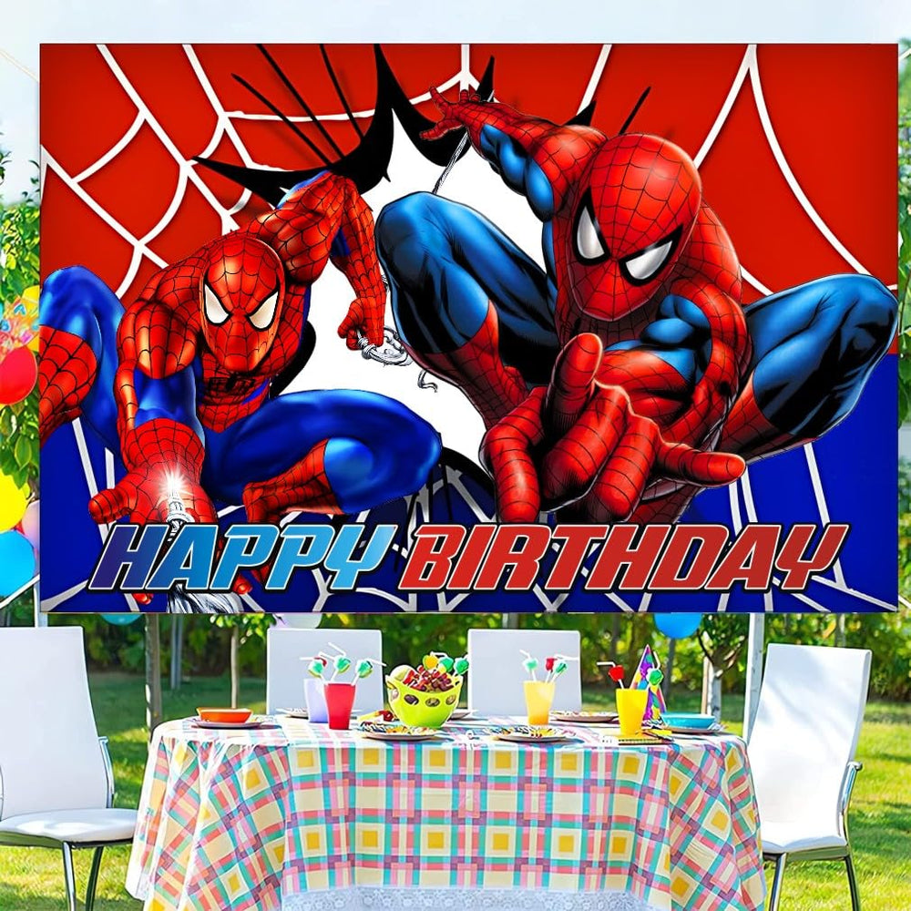 Fantarea happy birthday backdrop closeup highlights crisp colors and details.