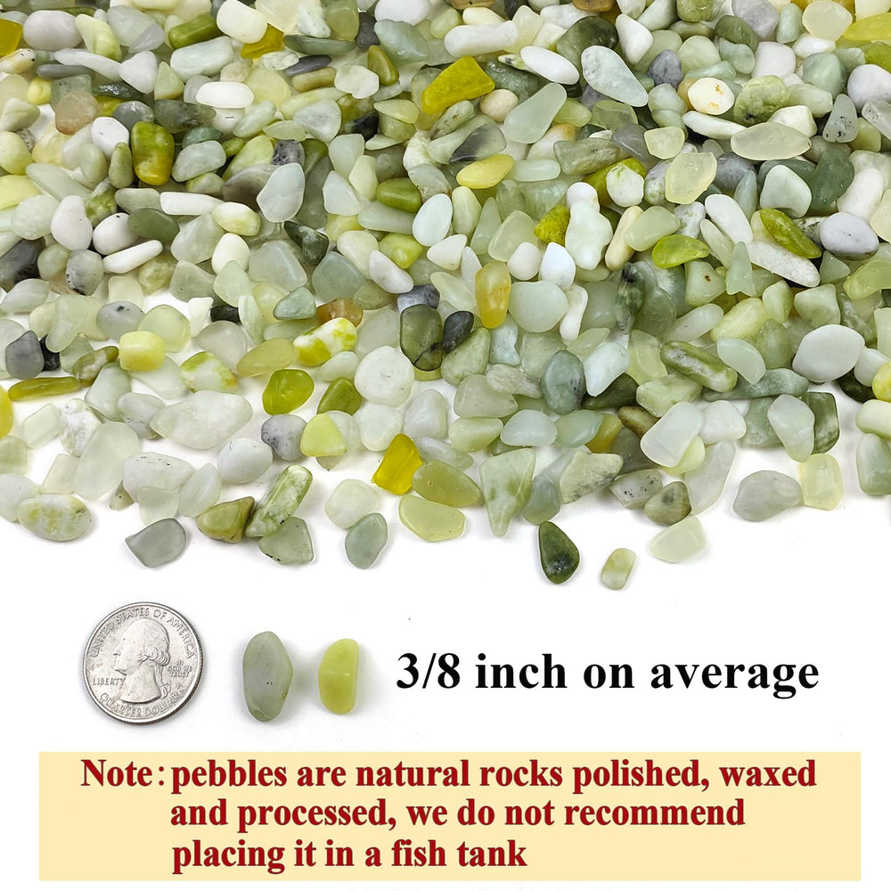 FANTIAN jade gravel 3/8 inch ideal for succulent toppers and drainage.