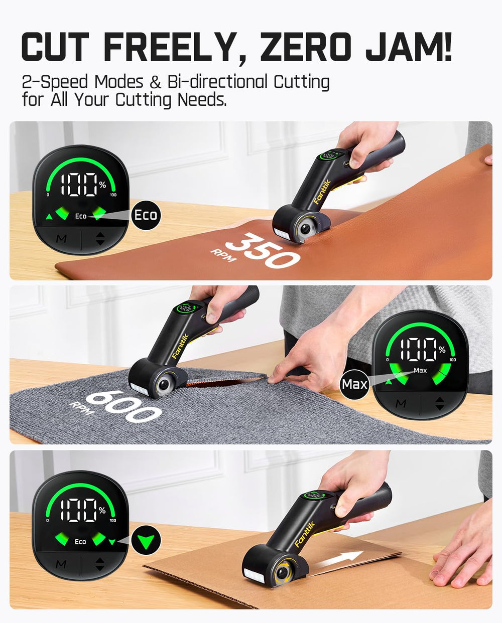 Fanttik C10 Pro Easyswap blade change in action for quick swaps.