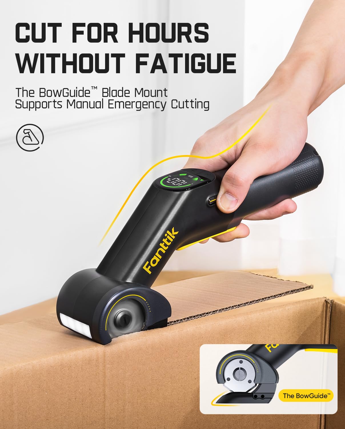 Fanttik C10 Pro manual backup cutting shows reliability in tricky moments.