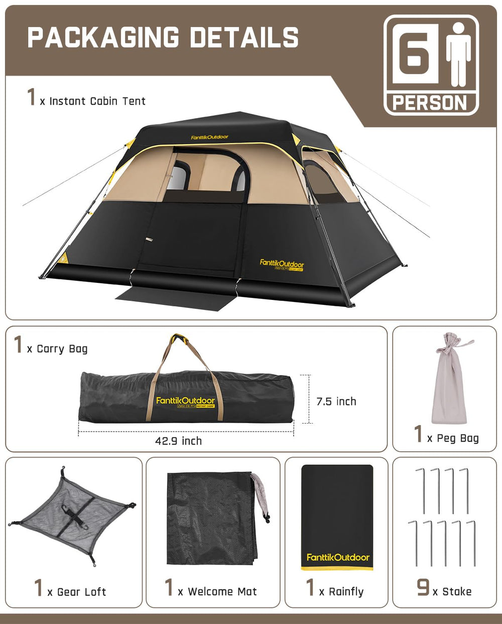 FanttikOutdoor Zeta C6 Pro lightweight carry bag for easy transport