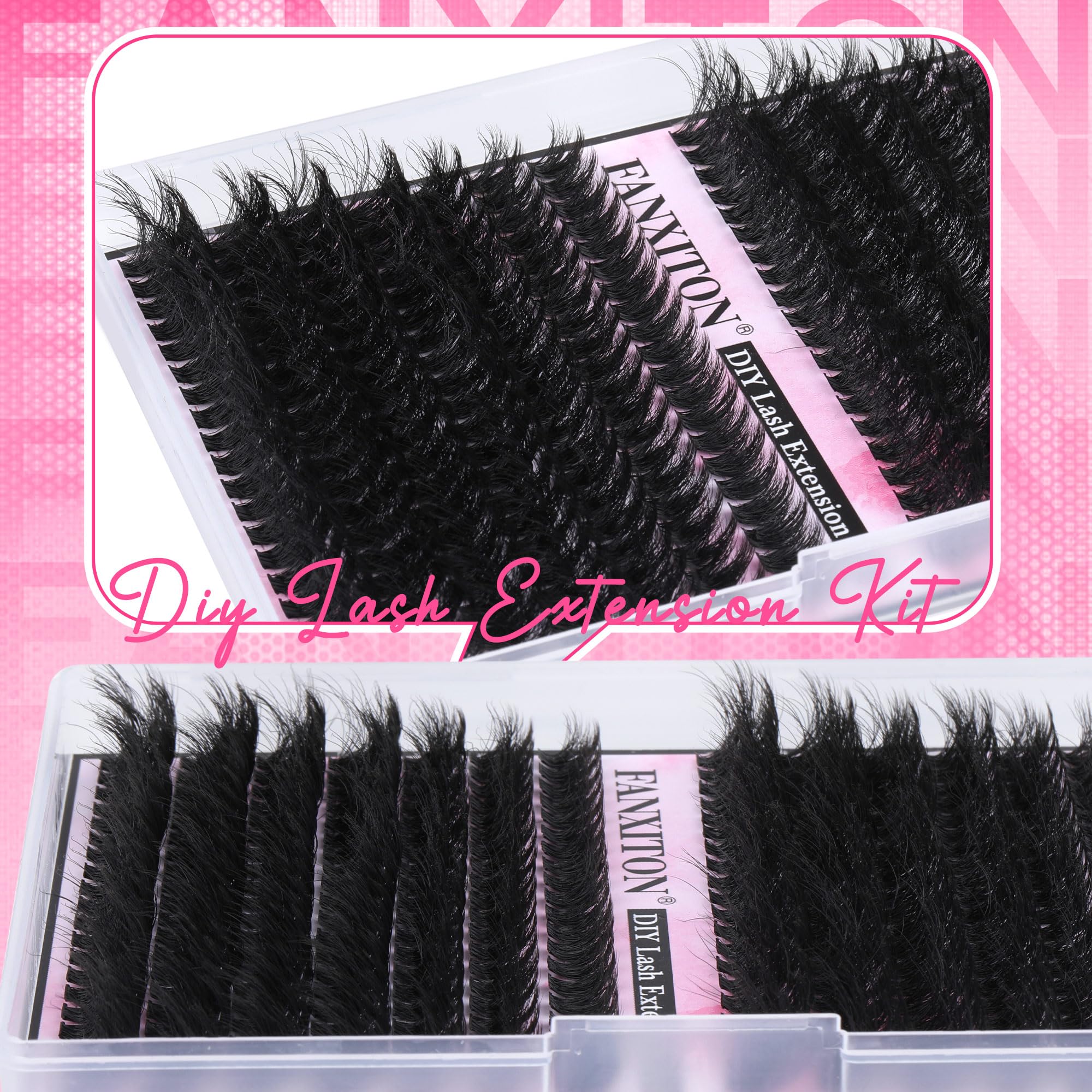 FANXITON cat-eye and circle style clusters for dramatic looks.