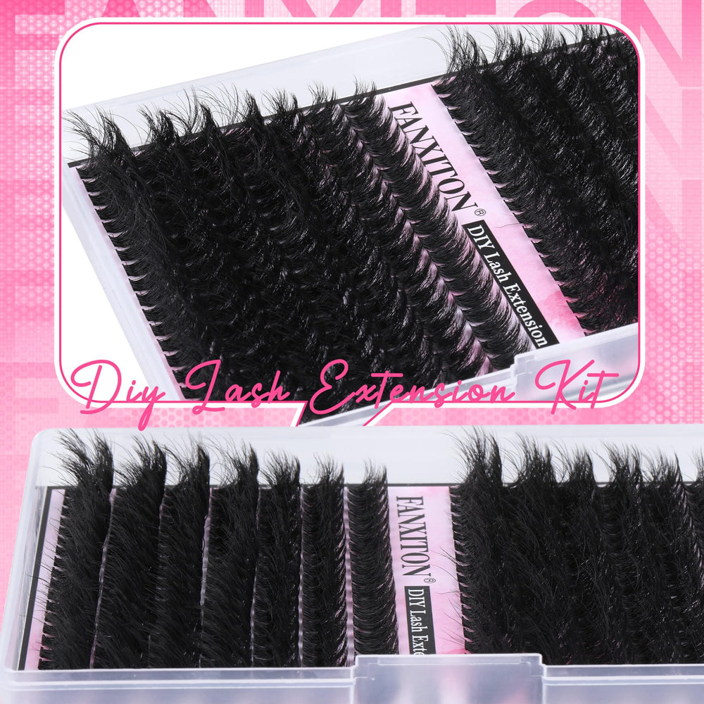FANXITON cat-eye and circle style clusters for dramatic looks.