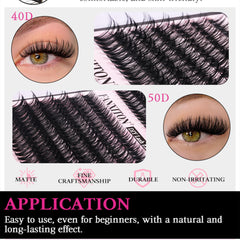FANXITON D-curl clusters 9-16mm for versatile styles.