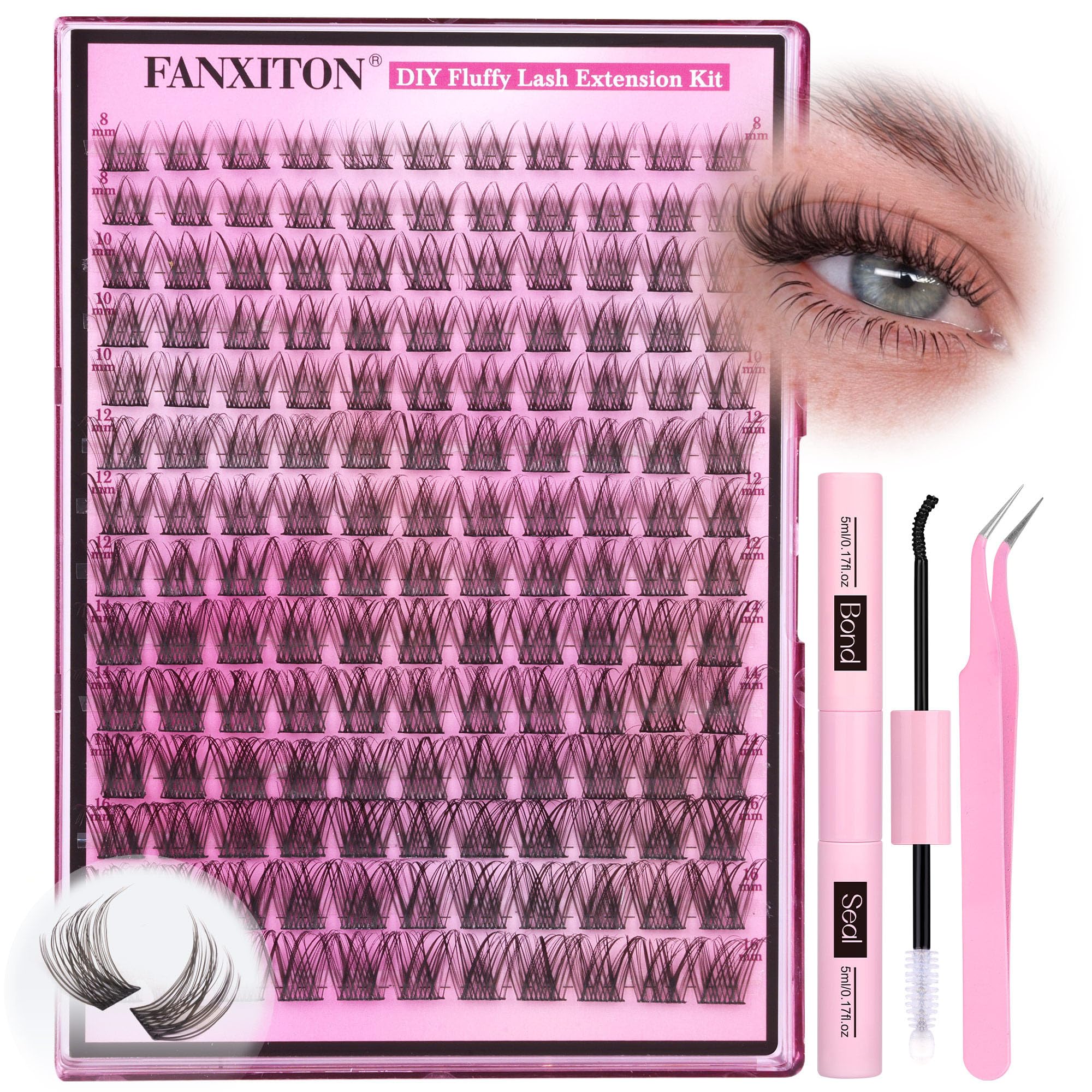 FANXITON reusable lash band maintains shape for multiple uses