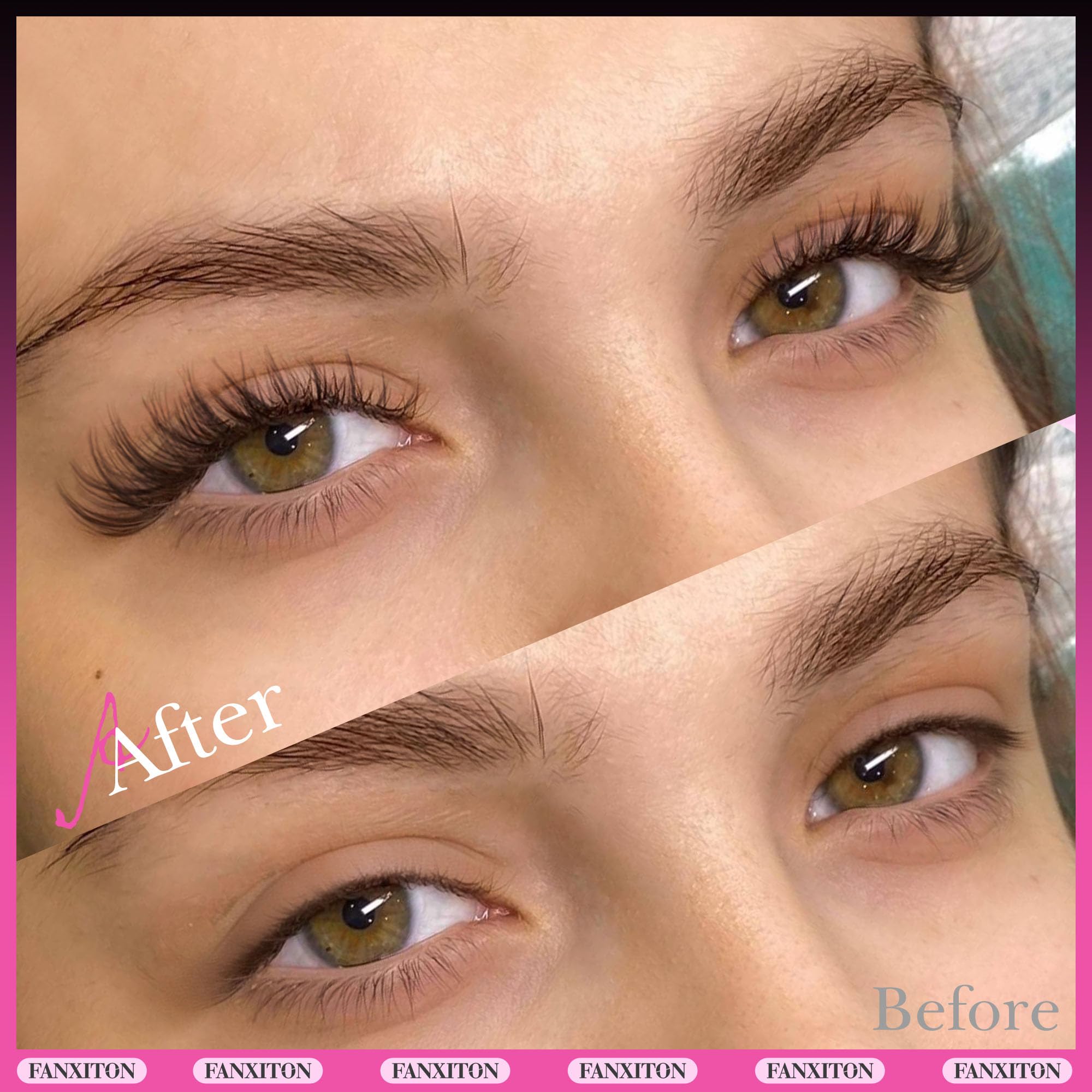 FANXITON ultra-thin lash band for a seamless finish