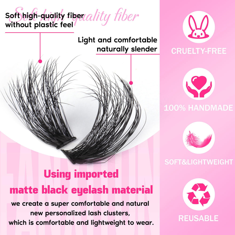 FANXITON varied-length clusters 10–18 mm for versatile styles.