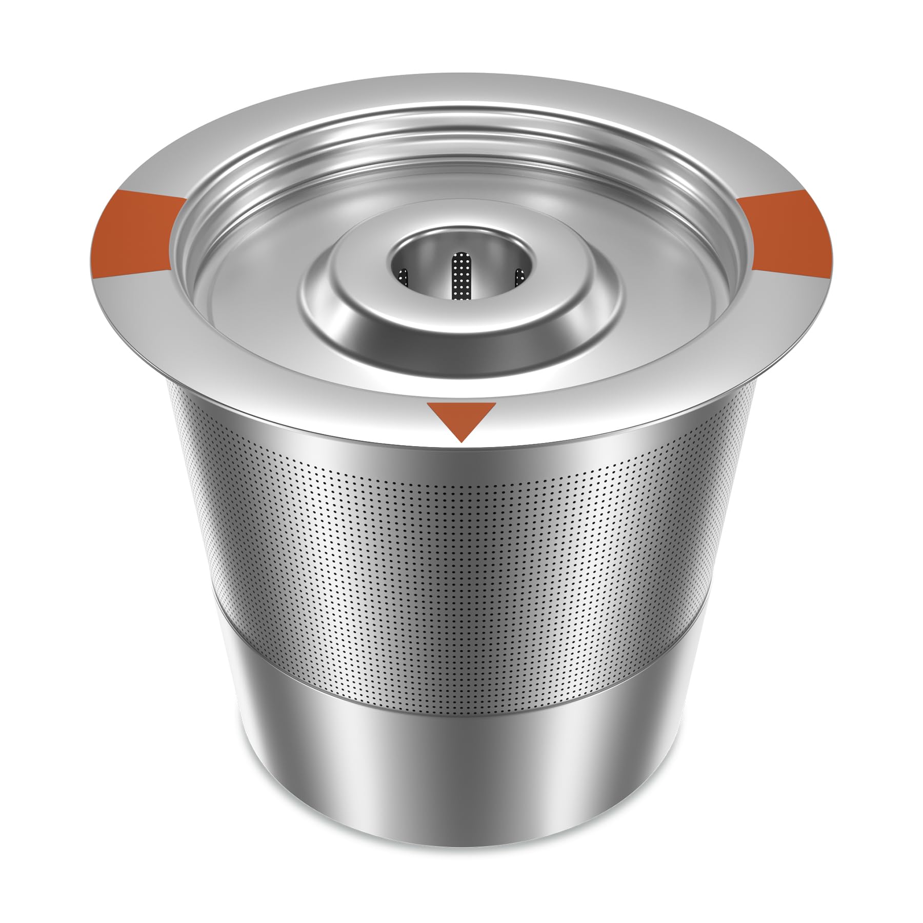 FAQQMCVY reusable K-Cups stainless steel filter for durable, leak-free brewing.