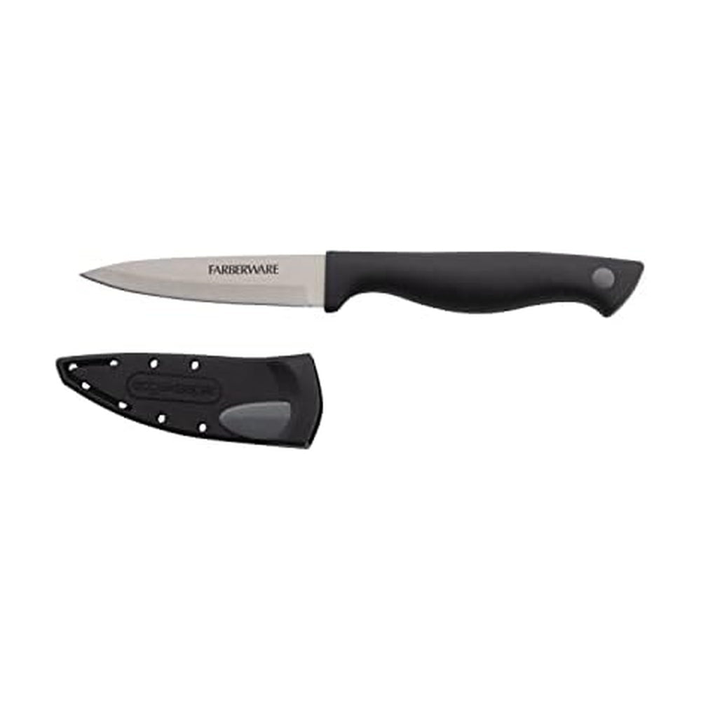 Farberware Edgekeeper 3.5-inch paring knife for precise peeling tasks.