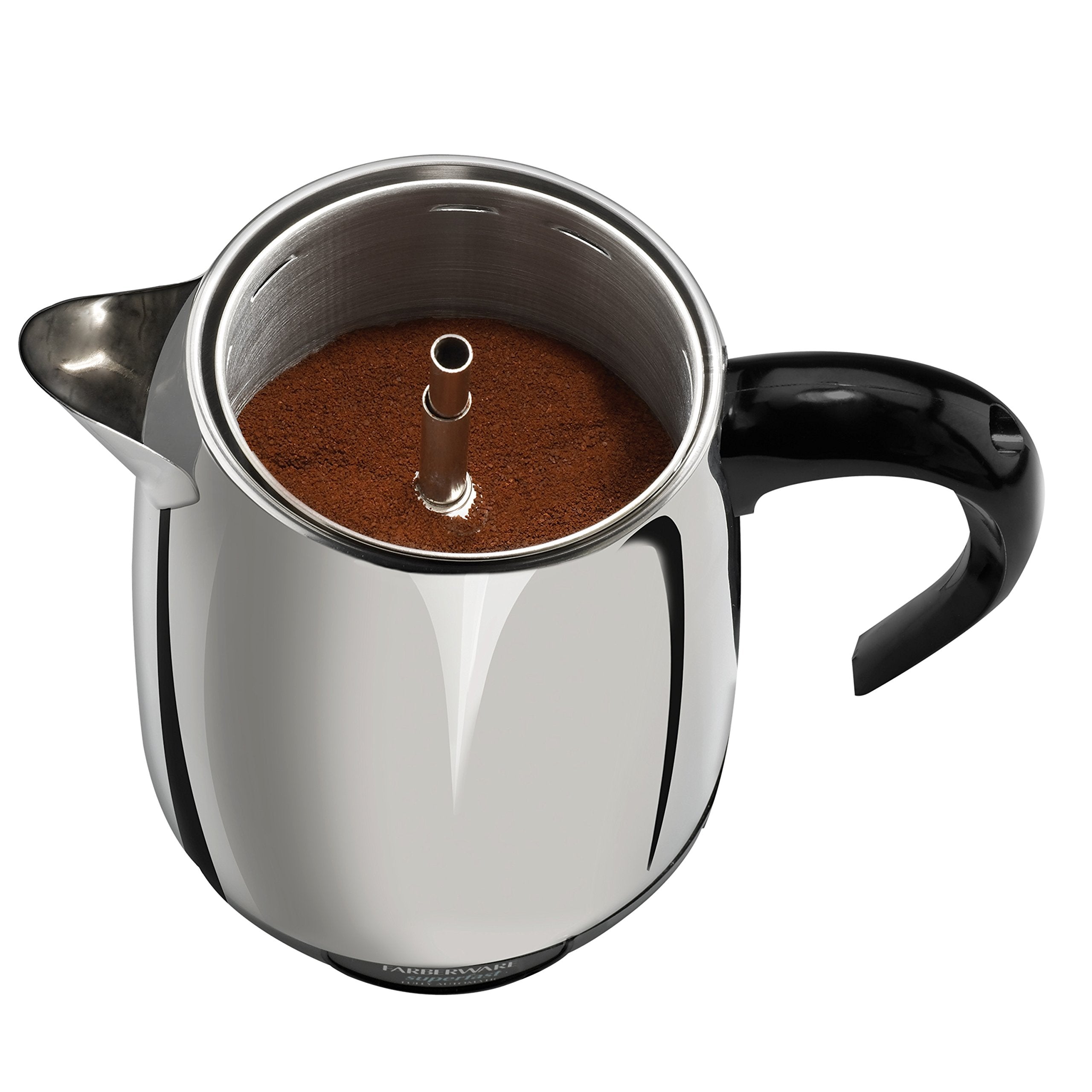 Farberware premium stainless steel exterior complements modern kitchens.