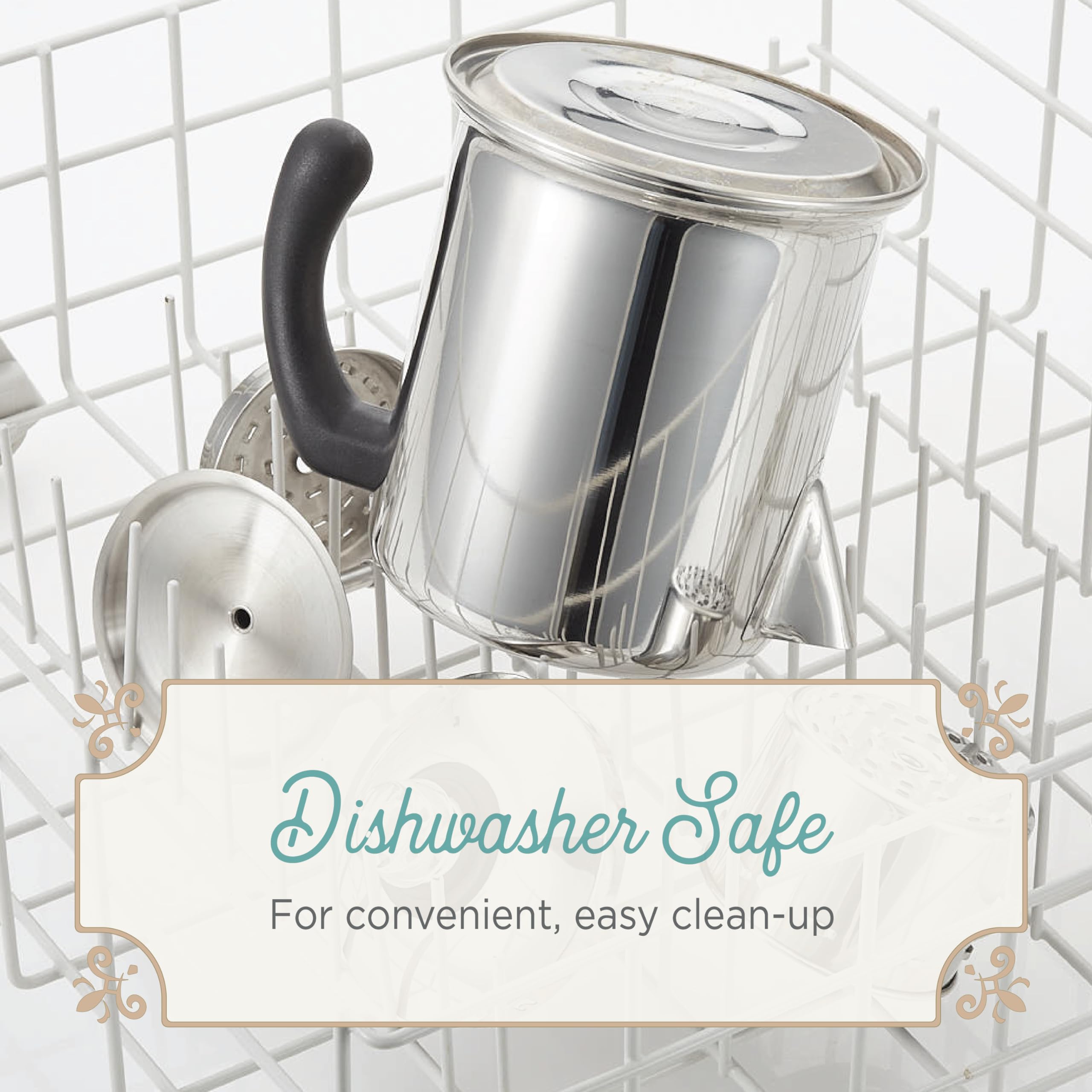 Farberware stainless steel percolator easy dishwasher-safe cleanup
