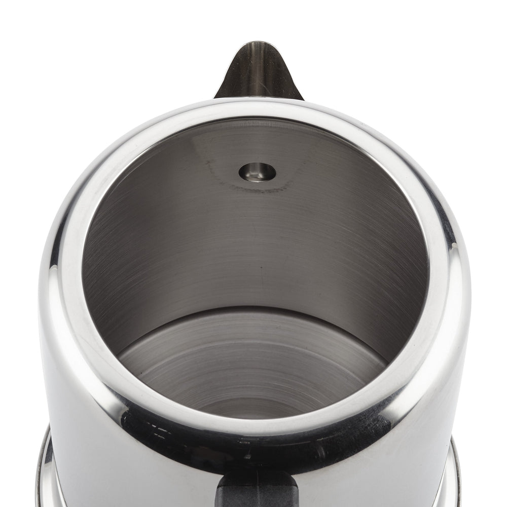 Farberware Yosemite percolator lid locks in heat during brewing