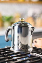 Farberware Yosemite lid and glass knob signaling percolation start