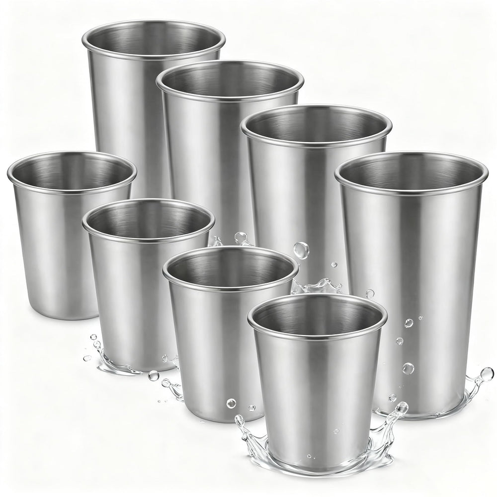 Farielyn-X 8oz kid cups stackable for family meals and easy transport.