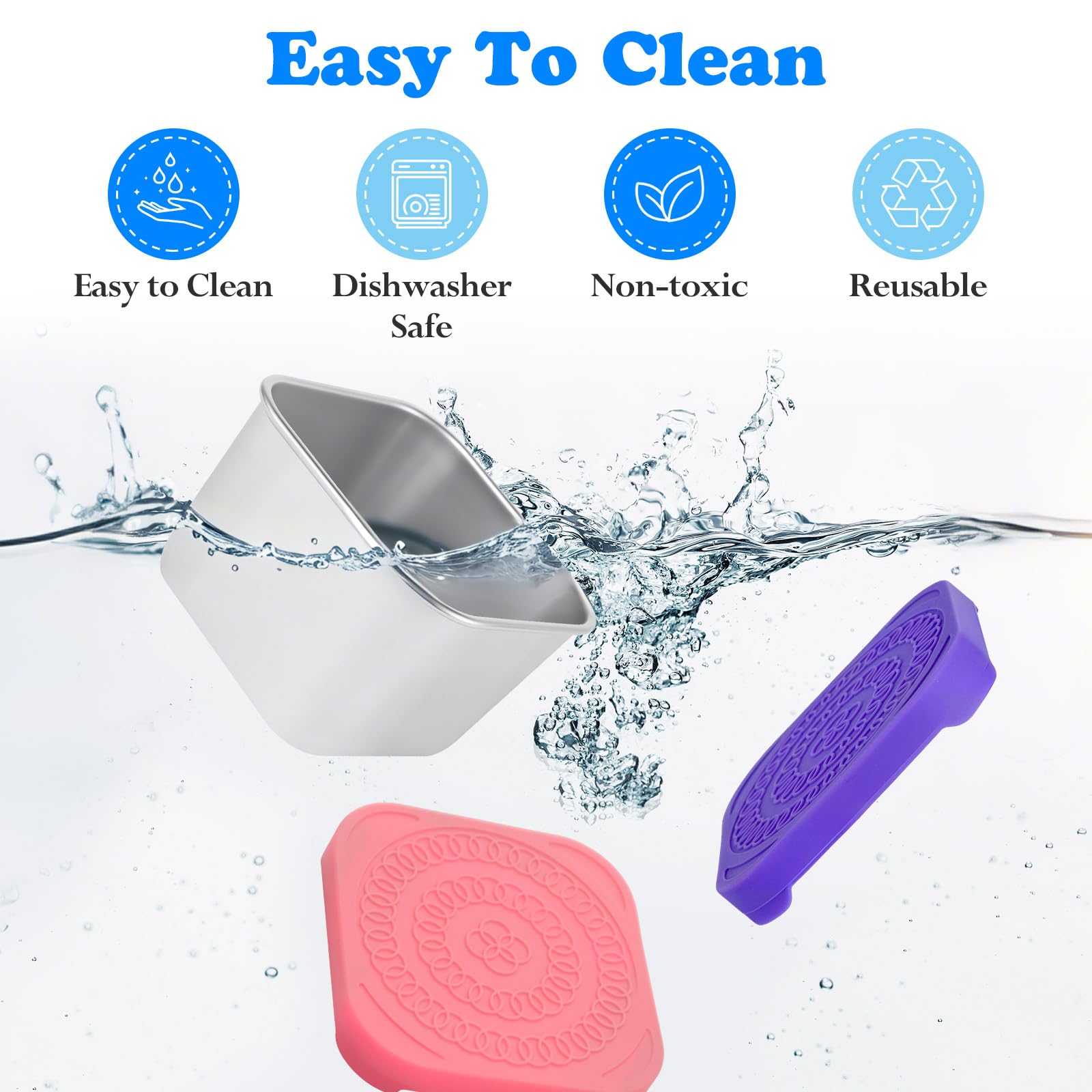 Farielyn-X compact 2.95-inch cube fits lunch boxes and backpacks.