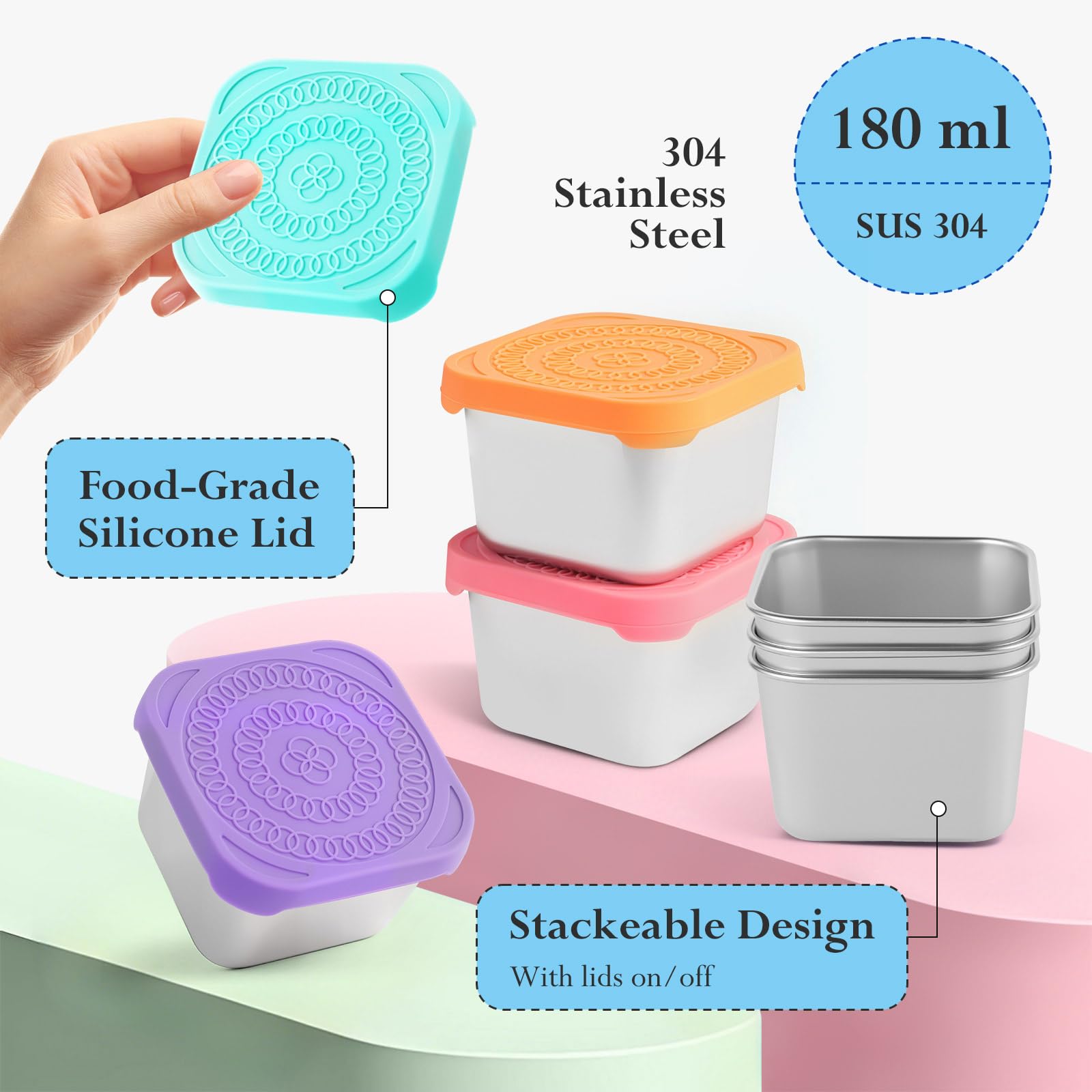Farielyn-X dishwasher-safe snack containers simplify cleanup after school or daycare.