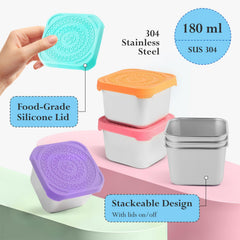 Farielyn-X dishwasher-safe snack containers simplify cleanup after school or daycare.