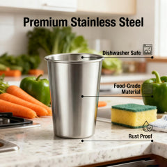 Farielyn-X dishwasher-safe stainless steel ensures quick, hassle-free cleanup.