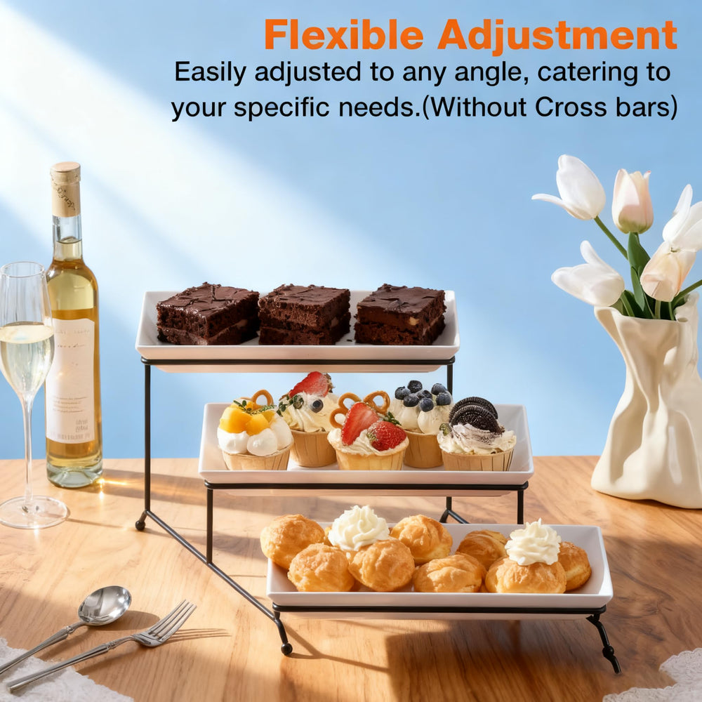 Farielyn-X sturdy cross-bars ensure stable display of loaded platters