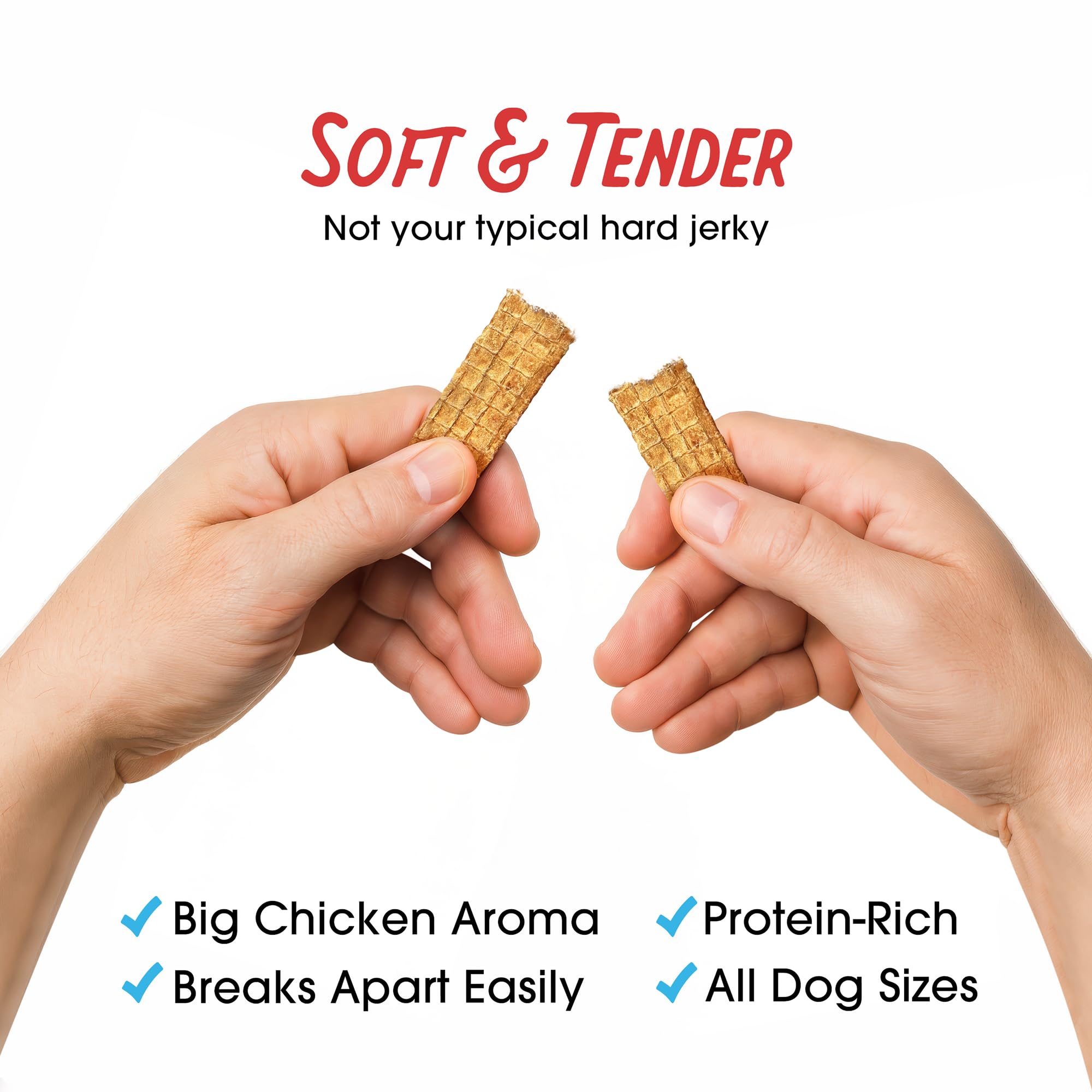 Farmland Traditions Grain-free jerky free from corn, soy, and wheat.