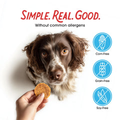 Farmland Traditions training treat for dogs, easy-to-break pieces.