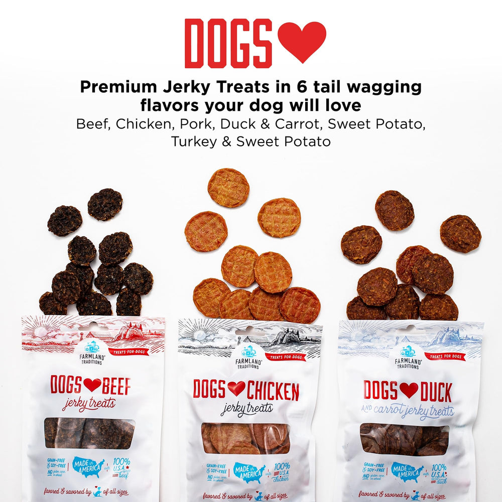 Farmland Traditions USA-sourced ingredients, transparent sourcing for treats.